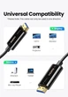 Кабель HDMI UGREEN 8K@60Hz Hdmi 2.1 Male to Male Fiber Optic Cable 10 м Black (HD141) - изображение 4