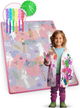 Mata piankowa do kolorowania Ricokids zwijana 120 x 92 x 0.3 cm RK-344 734401 Różowa (5903890616007) - obraz 10