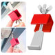 Портативний замок Doorstop RED на двері для подорожей, готелів, номерів, гуртожитків, спальні - зображення 7