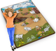 Mata piankowa do kolorowania Ricokids zwijana 120 x 92 x 0.3 cm RK-344 734402 Dinozaury (5903890616014) - obraz 2