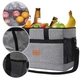 Термосумка Trizand 40 л сумка холодильник 47 x 28,5 x 30 см + 2 аккумулятор холода (23843) - зображення 3