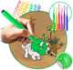 Mata piankowa do kolorowania Ricokids zwijana 120 x 92 x 0.3 cm RK-344 734402 Dinozaury (5903890616014) - obraz 7