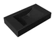 Умивальник підвісний Luxor Roco 80 Black - зображення 3