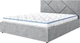 Кровать Matro (Sofyno) Soho 160х190 см Gemma 86 без п/м Светло-серый (23787735-932) - изображение 3