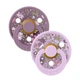 Пустушка BIBS розмір 2 (6-18 міс) x Liberty Colour Latex Round (кругла) – Chamomile Lawn Violet Sky / Mauve Mix (2 в упаковці) - зображення 2