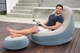 Надувное кресло с пуфом Bestway, Серое (75053) - изображение 4