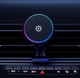 Магнитный Держатель Кулер Охладитель для телефона в авто DM ICE Cool X82 MagSafe Беспроводная зарядка 15 Вт Type-C для iPhone Samsung Google Pixel Автодержатель на вентиляционную решетку дефлектор Радіатор + USB Type-C Кабель магсейф максейф Round Black - изображение 5