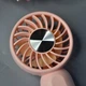 Детский портативный USB-вентилятор на аккумуляторе розовый (TML-266) - изображение 6
