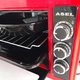Духова шафа електрична ASEL AF-0023 33л 1300Вт з грилем і термостатом до 320°C - зображення 4