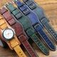 BROS DESIGN RETRO 24мм - ремінці з напульсником з натуральної шкіри - изображение 6