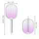 Мухобойка GeForest Mosquito Lamp Swatter электрическая, неповоротная, белая - изображение 2