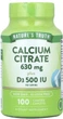 Витамины и минералы Nature's Truth Кальций D3 Calcium Citrate Plus D3 100 капсул в упаковке (ARE-575312) - изображение 1