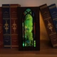 Бук Нук Магическая улица Book Nook Magic Spell Street книжный уголок DIY TC-24 + купол - изображение 4