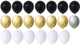 Balony Springos dekoracje z napisem happy birthday złoty/czarny/srebrny/biały 53 szt PS0034 (5907719445342) - obraz 6