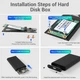 Зовнішня кишеня Blueendless M3T для Msata SSD USB 3.1 Type-C - зображення 4
