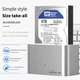 Док станція Blueendless HD01C3 USB 3.1 Type C для HDD SSD 2.5 "3.5" SATA III - зображення 13