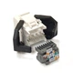 Модуль для сетевого монтажа в офисных СКС Corning Keystone RJ45 UTP Cat.5e Черный - изображение 2