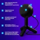 Микрофон USB Type-C односпрямированный с RGB подсветкой и программным обеспечением Blue VO!CE черный - изображение 5