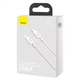 Кабель Baseus Superior Series Fast Charging Type-C to Lightning PD 20W (0.25m) White - изображение 4