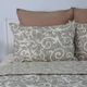 Покрывало ТЕП. Elegant Cotton Beige and White-220х240+50х70 2 шт - изображение 3