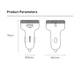 FM-трансмиттер Baseus Enjoy Car Wireless MP3 Charger (Wireless 5.0+5V/3.4A) Автомобильное зарядное устройство - изображение 8