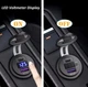 Врезная розетка USB в авто с вольтметром Quick Charge 3.0 USB + PD Type-C 12В-24В, QC 3.0 (быстрая зарядка) - изображение 7