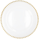 Talerz Homla Golden Balls szklany 33 cm (5904183807546) - obraz 1