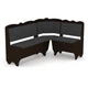 Кухонный уголок Компанит Родос Венге, оббивка ткань Балатон 96, 150х110х85 см - изображение 1