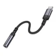 Перехідник Borofone BV24 Type-C to AUX 3.5mm (female) 15cm сірий (3661) - зображення 5