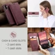 Чохол книжка Caseme з магнітом для Samsung Galaxy A36 5g бордовий - зображення 3