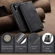 Чехол книжка Caseme с магнитом для Samsung Galaxy A36 5g черный - изображение 5
