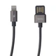 Кабель Remax RC-080i Silver Serpent Lightning-USB Black (RC-080i) - зображення 1
