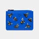 Жіночий шкіряний гаманець Yoshi Y1321 Sweet Bees Blue (Y1321 BEES 37) - изображение 1