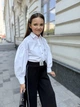 Брюки для девочки с кантом Без бренду 1286 рост 164 черные - изображение 4