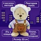 Интерактивная мягкая игрушка Медвежонок C2203/1-beige — музыка, повторяет голос, плачет, ходит, 30 см - изображение 5
