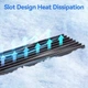 Радиатор для M.2 SSD Heatsink 2280 Solid State Hard Disk Aluminum Radiator with Thermal Silicone Pad PS5 Desktop PC NGFF NVME Gold - изображение 3