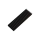 Радіатор для M.2 SSD Heatsink 2280 Solid State Hard Disk Aluminum Radiator with Thermal Silicone Pad PS5 Desktop PC NGFF NVME Black - зображення 1