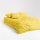 Простынь на резинке MirSon Soft Touch of Satin 002 Sun-colored 100x200 см (2200011276595) - изображение 2