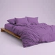 Простынь на резинке MirSon Soft Touch of Satin 018 Lilac 200x200 см (2200011284705) - изображение 2