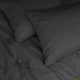 Простынь MirSon Soft Touch of Satin 005 Charcoal 200x220 см (2200011278018) - изображение 4