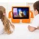 Противоударный детский чехол STR EVA для Apple iPad 11" 2025 (A16) человечек с ручками Orange - изображение 6