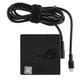 Блок живлення для ноутбука ASUS USB‑C (Type‑C) 130W, квадратний, чорний — потрібен кабель - зображення 1