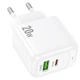 Сетевое зарядное устройство HOCO CS54A Surplus PD20W+QC3.0 (1USB-A/1C) (White) (209769) - изображение 3