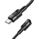 Переходник HOCO U107 Type-C male to Type-C female USB2.0 (1.2m) (Black) (219525) - изображение 7
