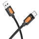 Дата кабель Borofone BX114 Structure USB to Type-C 3A (1m) (Black) (219561) - зображення 2