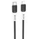 Дата кабель HOCO X82 Silicone Type-C to Lightning 20W (1m) (Black) (230157) - зображення 1