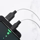 Дата кабель Hoco X21 Plus Silicone Type-C Cable (1m) Чорний / Білий - зображення 2