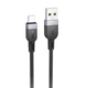 Дата кабель HOCO X109 Energy silicone USB to Lightning (3m) (Black) (219691) - зображення 1