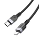 Дата кабель HOCO X109 Energy silicone Type-C to Lightning (1m) (Black) (219693) - зображення 4