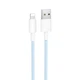 Дата кабель Borofone BX117 Source USB to Lightning 2.4A (1m) (Blue) (219544) - зображення 1